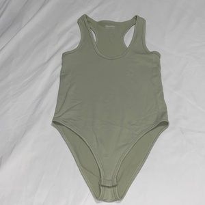 Zenana S/M bodysuit, light green